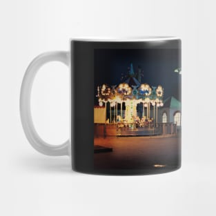 Merry-Go-Round (carousel) illuminated at night Mug